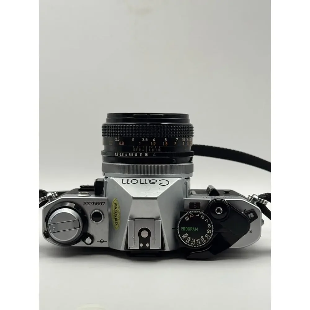 Canon AE-1 Program 35mm SLR Film Camera Manual Focus Vintage Camera Japan Used